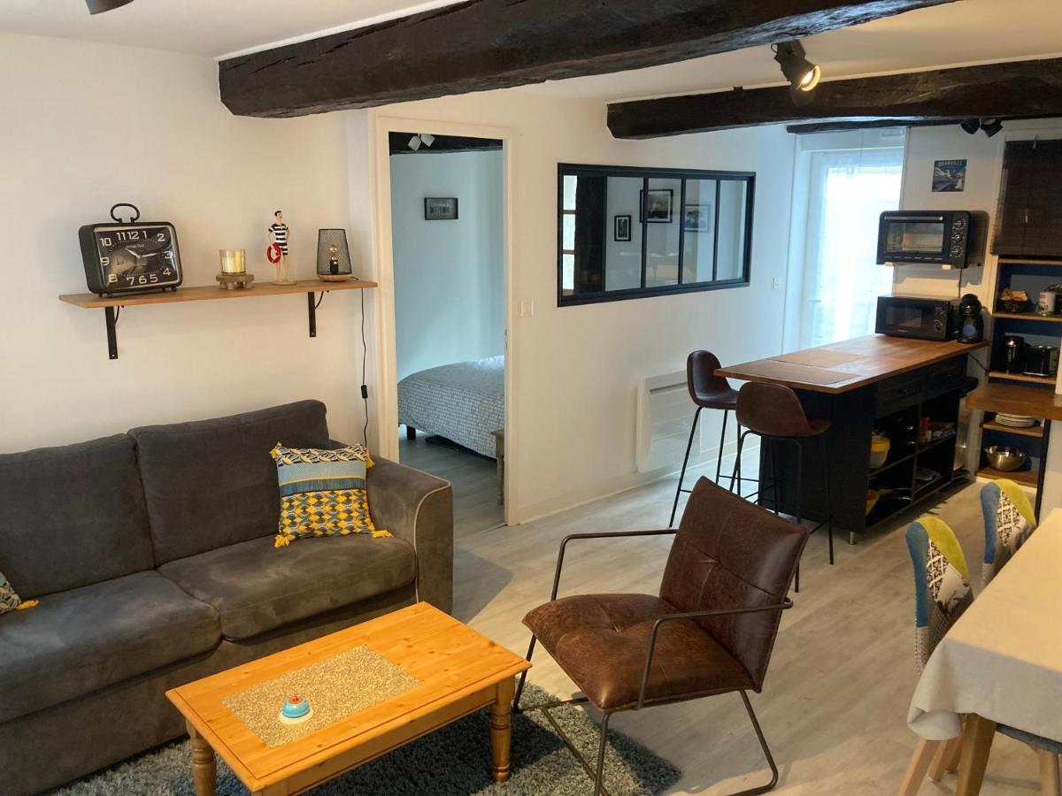 Appartement Haute Ville Meuble Avec Cour Privative กรองวิลล์ ภายนอก รูปภาพ